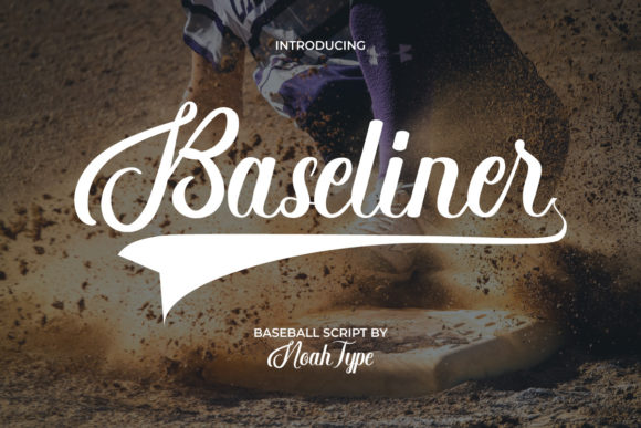 Baseball Spirit in Your Typography: The Baseliner Font
