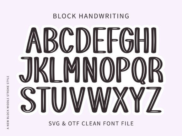 Block Handwriting: A Modern Twist on Classic Block Lettering