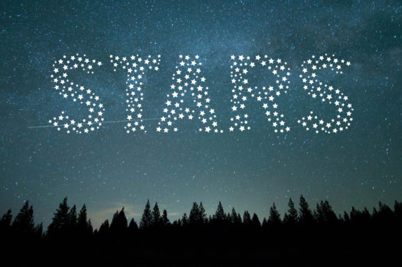 Color Stars: A Creative Font for Dreamy Designs