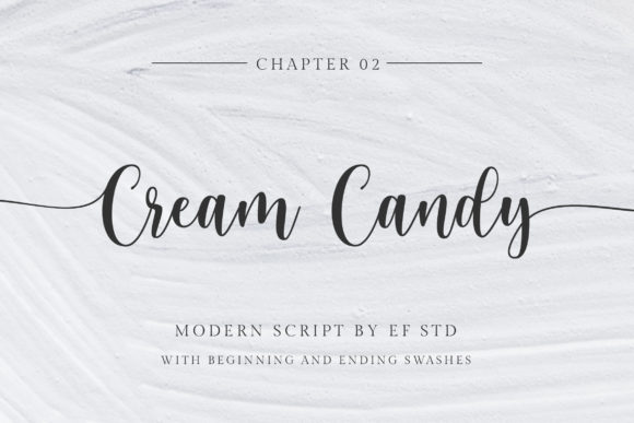 Cream Candy: The Modern Script Font That Adds Instant Elegance