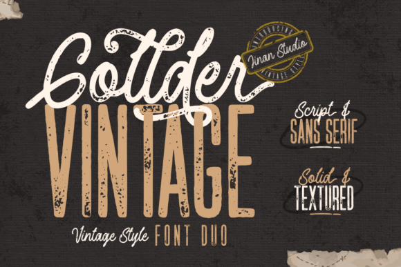 Gollder Vintage Duo: Crafting Authentic Visual Identities