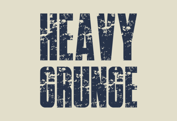 Heavy Grunge: The Sans-Serif for Audacious Design