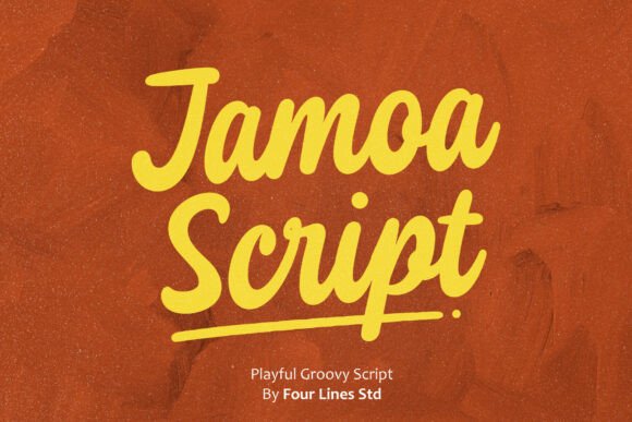 Jamoa Script: A Font That Tastes Like Summer