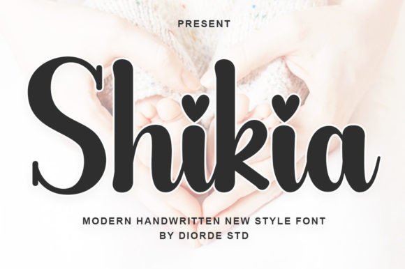 Shikia: A Handwritten Font for Friendly, Elegant Design
