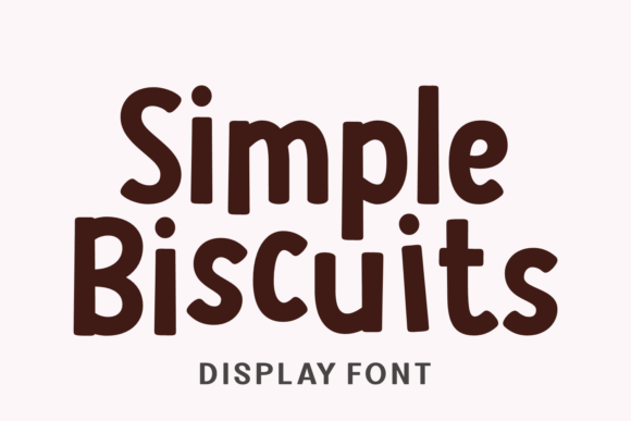 Simple Biscuits: The Playful Display Font for Vibrant Designs