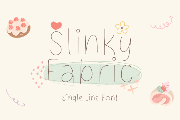 Slinky Fabric: The Casual Display Font for Modern Designers
