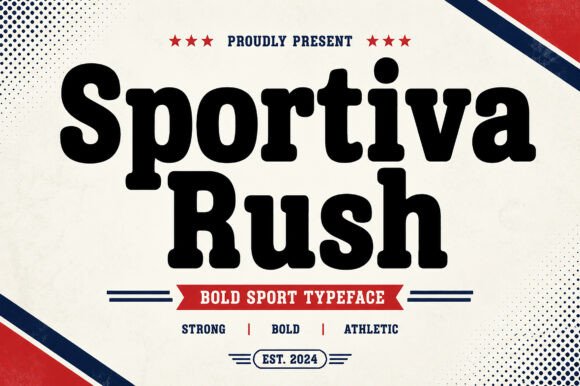 Sportiva Rush: The Typeface for Bold, Athletic Branding