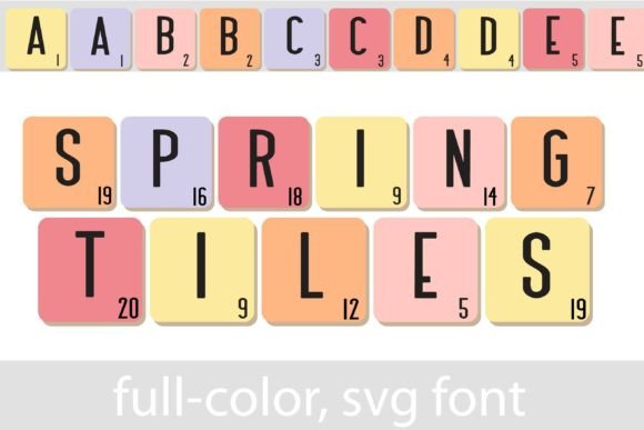 Spring Tiles: A Typeface for Strategic Brand Stories