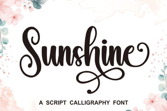 Sunshine: The Handwritten Script Font for Heartfelt Design