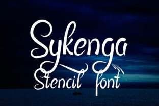 Sykenga: A Stencil Font with Character and Flow