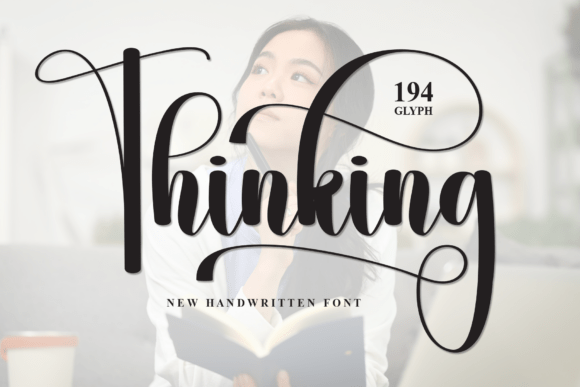 Thinking: A Handwritten Font That Balances Playful Charm with Professional Polish