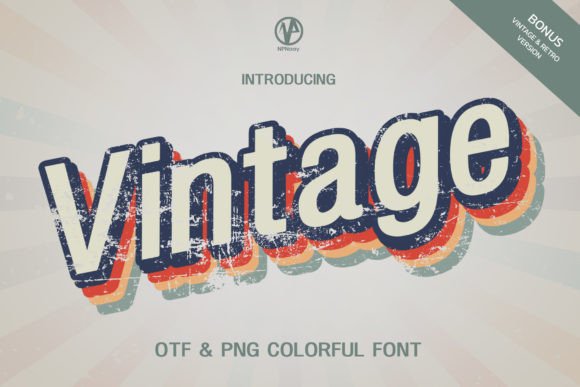 Unlocking the Charm of the Vintage Color Font