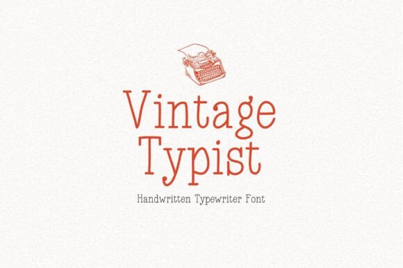 Vintage Typist: Capturing Typewriter Authenticity